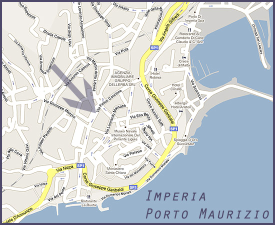 cartina porto maurizio